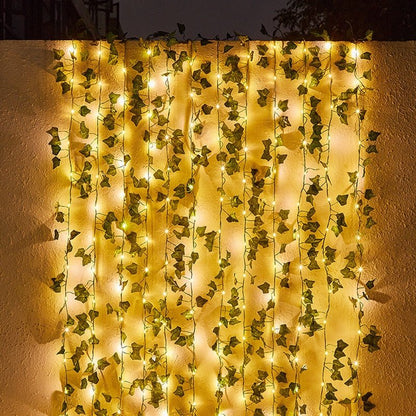 Guirlande lumineuse solaire lierre