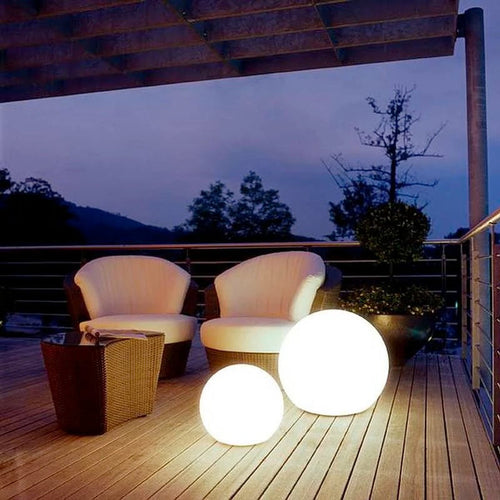 Lampe Solaire Sphère Étanche – Capteur Crépusculaire