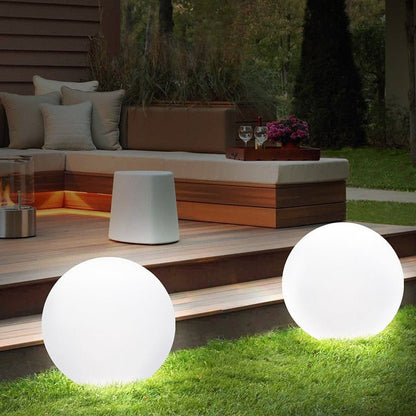 Lampe Solaire Sphère Étanche – Capteur Crépusculaire
